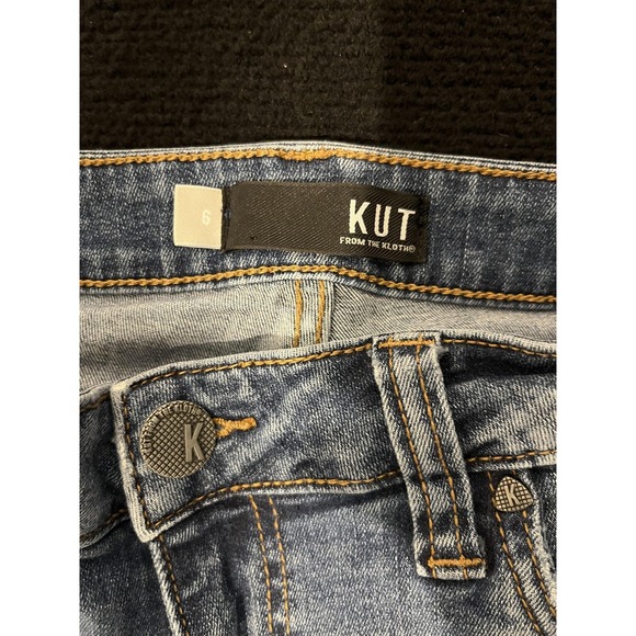Kut From The Kloth Jeans Womens‎ 6 Connie Ankle Skinny Frayed Hem Denim - Picture 7 of 15